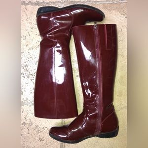 Patent Leather Rain Boots size 7.5